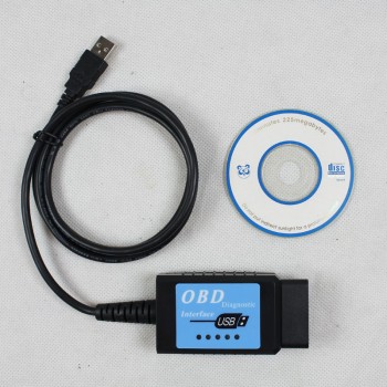 USB ELM327 V1.5 Plastic OBDII EOBD CANBUS Scanner